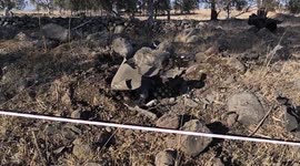 Israel: Iranian Ballistic Missile in Qatzrin 3