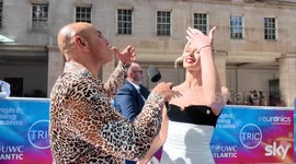 Nadia Bychkova talks about Strictly Come Dancing with interviewer Simon Gross