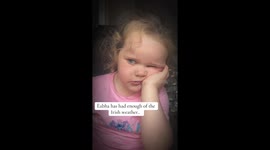 Girl fed-up with scorching UK heatwave shocks mum with hilarious comment