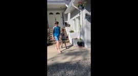 Puppy surprise! Kids surprised with the fluffiest family addition ever