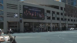 Israel: 'A new chance for a new Middle East': Tel Aviv banner calls for Arab-Israeli normalization