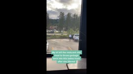 Man throws trash back into woman’s vehicle who litters… but watch what happens next!