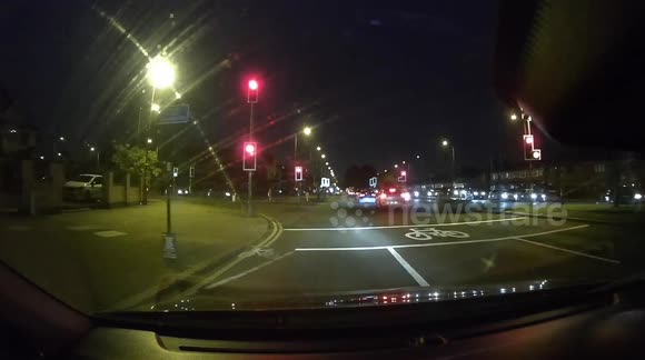 CRAZY UK drivers caught running red lights in Birmingham, England as drivers flout British laws
