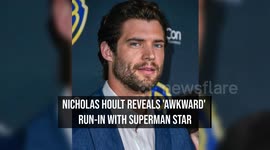 Nicholas Hoult reveals 'awkward' run-in with Superman star