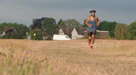 Londoners exercise in the morning sun on Blackheath Common in South East London ahead of a forecasted heatwave
