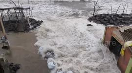 India: Drone captured Flood-like conditions arisen in areas like Palghar in Maharashtra after heavy rains