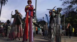 Argentina: Great Bonfire lights up San Juan Night in Buenos Aires