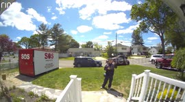 Pushy Salesman Lies About Dog Getting Out