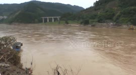 China: Relief efforts underway in flood-hit area of south China's Guangxi