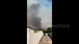 France: Wildfires In Bizanet As Europe Heatwave Intensifies