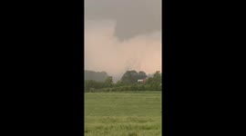 Finial moments of a tornado. Shot from the Glen Arm, MD area around 7:30-8pm or so.