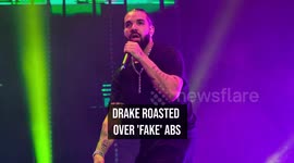Drake roasted over 'fake' abs