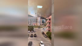 Türkiye: Wildfire Rages Near University In Antakya Forcing Thousands To Evacuate