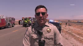 US, Bakersfield: Lancaster Kern Transit Bus Flips Over With Sound On Tape Part 2