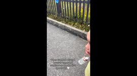 Grandad drives overnight to support nervous granddaughter on sports day