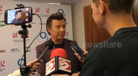 Rick Astley speaks about the future of his music in an interview with BANG Showbiz at the O2 Silver Clef Awards.