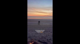 Territory Day firework misfire nearly lights up an unlucky camper