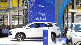Brazil: Chinese auto brand BYD debuts its first Brazil-made cars