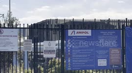 Ukrainians protest against Russian oil imports to Australia