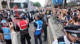 The moment a Youth Demand protestor was dragged away from the Pride Parade