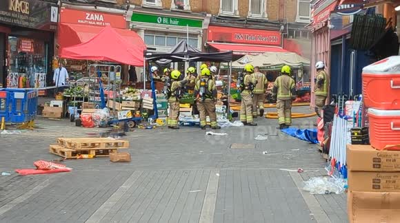 Fire at electric avenue