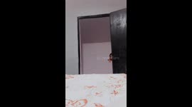 Little girl loses balance and falls off bed in Caririaçu, Brazil