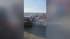 Girl arrives at prom in an ambulance - and is wheeled out on a stretcher