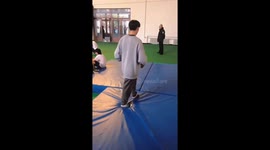 Failed Twist Sends Boy into Awkward Encounter