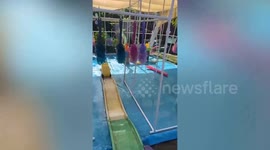 Mom built DIY water park in her garden for $580 saving $9k