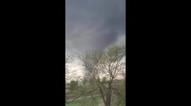 Train Conductor Finds Himself Caught In Tornado's Path