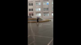 Luckily Brought Two Umbrellas