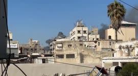 Israeli warplanes hit Al-Tuffah neighborhood in eastern Gaza