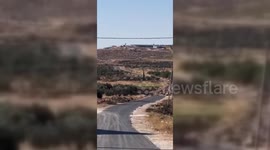 Settlers Sabotage Road, Water Supply in Villages South of Nablus