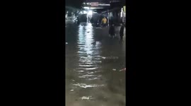 Knee-Deep Flooding and Lightning in Ghata Village Amid Gurugram Rains