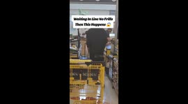 The Guy lost his wallet and blaming others of stealing it. No Frills Grocery Store