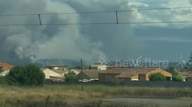 France: Wildfire Continues to Rage Near Narbonne, Aude 2