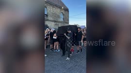 Popular nightclub holds 'funeral' with coffin and 'priest' ahead of its closure