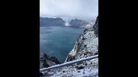 The Scenery of Changbai Mountain Tianchi