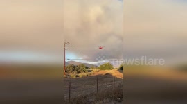 US: Springs Fire Forces Evacuations Near Lawson Valley As Three Brush Fires Burn Uncontained