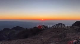 The Spectacular Sunrise at Shiziling Ridge