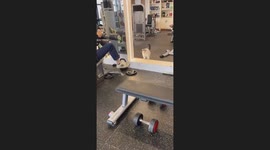 The Cat Scratches the Calf of a Man