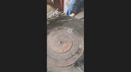 Smoke Rings Emerge From the Stove