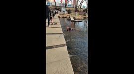 The Young Man Saves an Old Lady