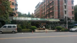 A Restaurant Builds A Waterfall Flowing From The Roof