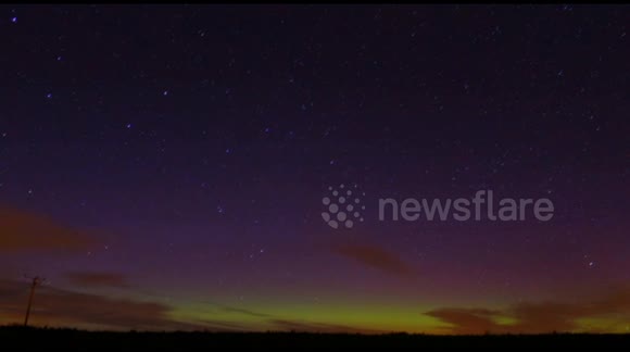 Stunning northern lights display over Ireland