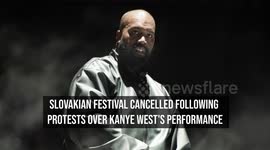 Slovakian festival cancelled following protests over Kanye West's performance