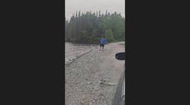 My boy miss the sea but here what we have is plenty of lake...