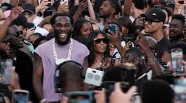 Naomi Campbell spotted at Burna Boy performance in London's King's Cross
