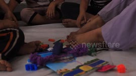 Surviving tragedy in airstrike, Gazan girl rebuilds life with her feet