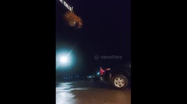 Working a shift at a local bar in Endicott New York. I like capturing lightning during storms when possible